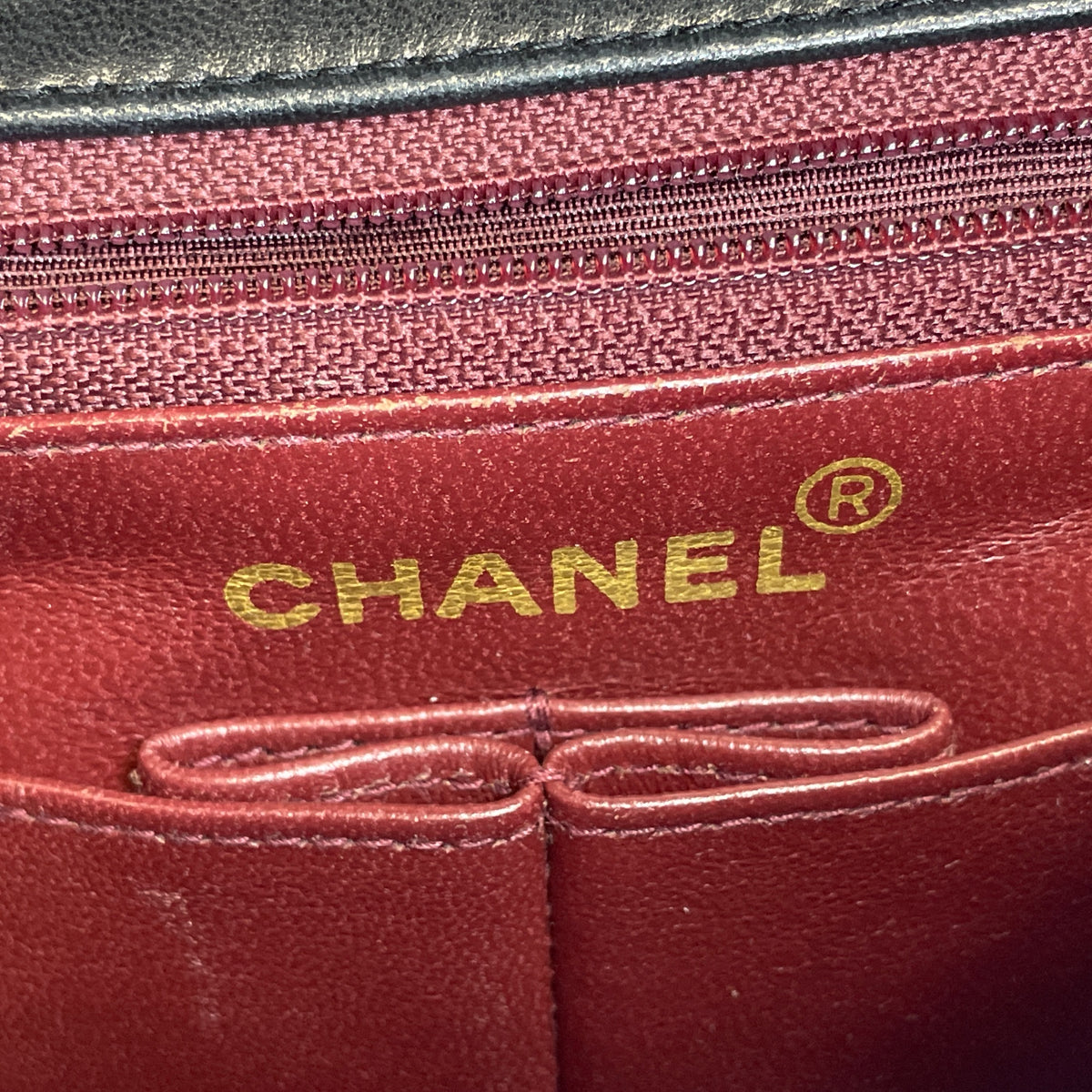 Single Flap Chain Shoulder Bag Black