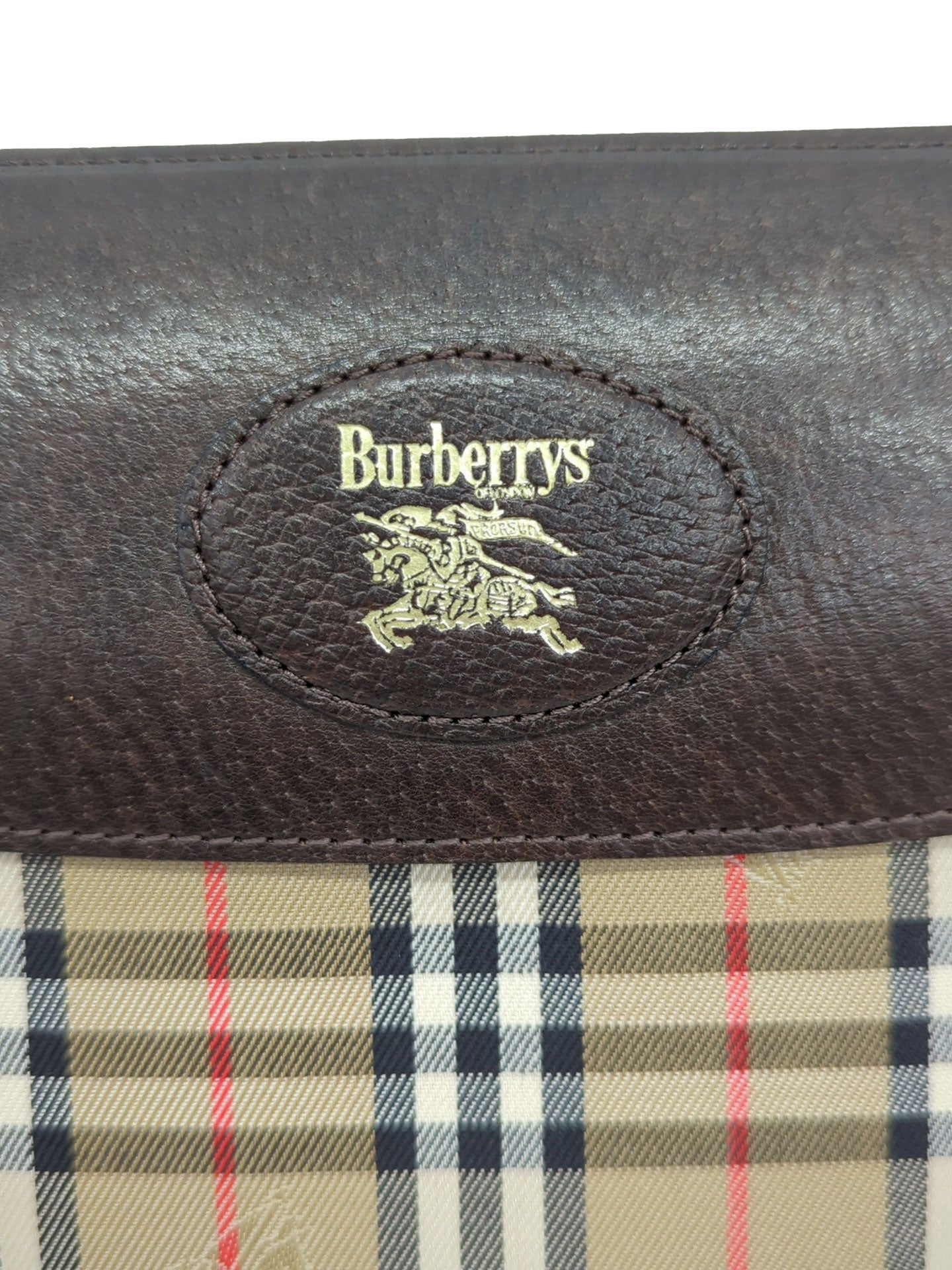 BURBERRY ノバチェック クラッチバッグ