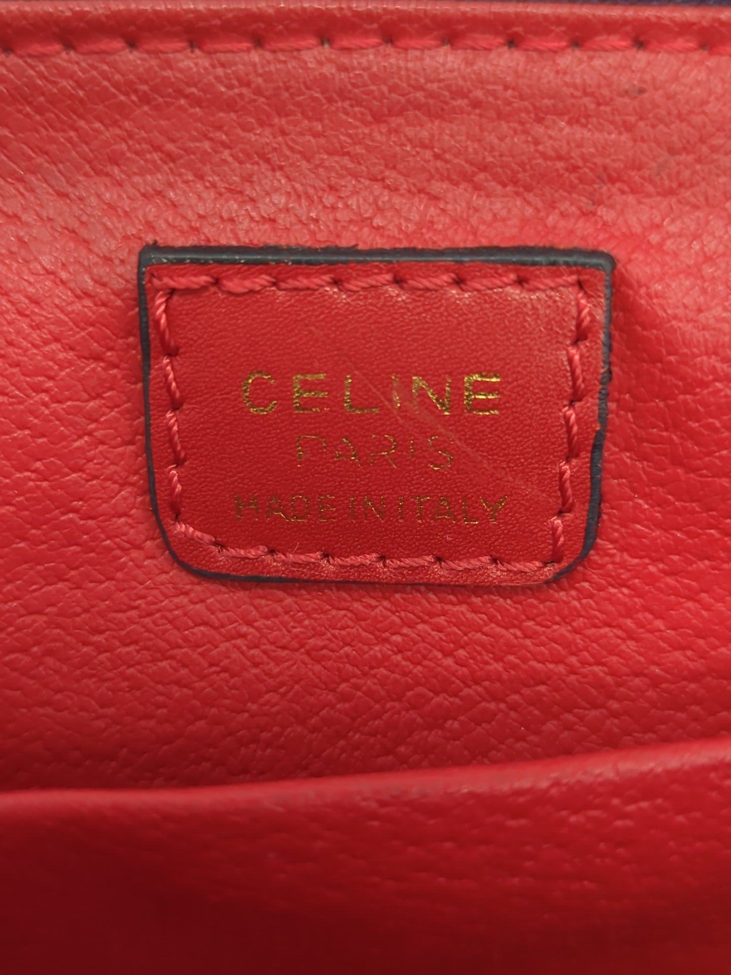 CELINE レザーポーチ