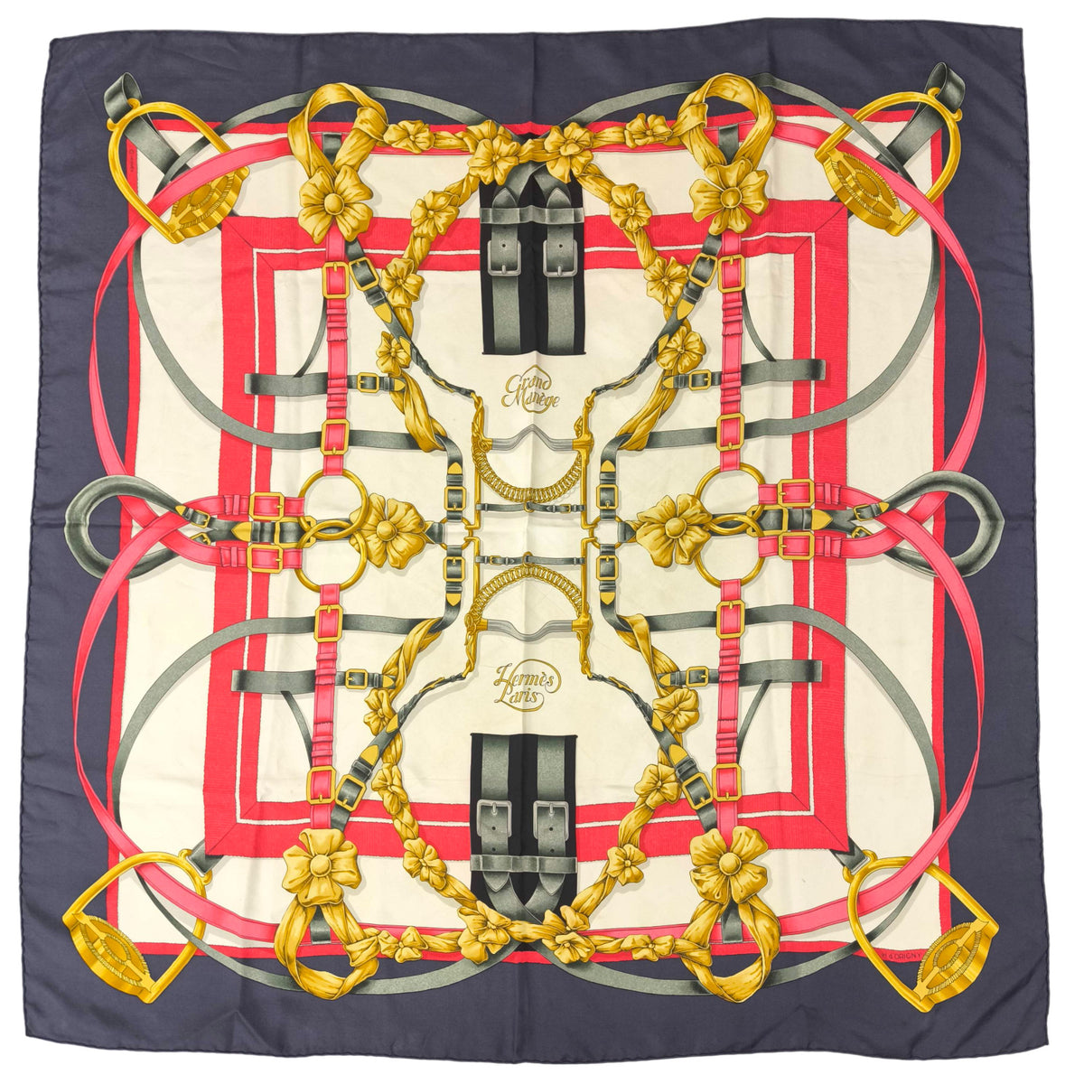 カレ90 Grand Manege スカーフ マルチカラー