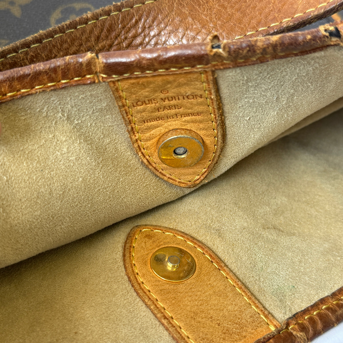 Monogram Galliera PM M56382 Hobo Bag Brown