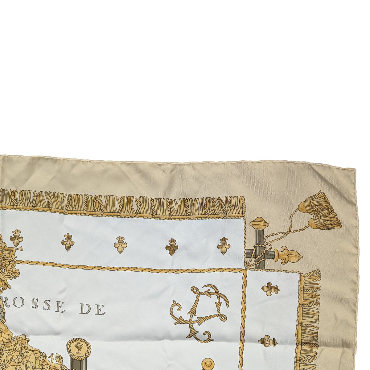 カレ90 Vue du Carrosse de la Galere Royale スカーフ