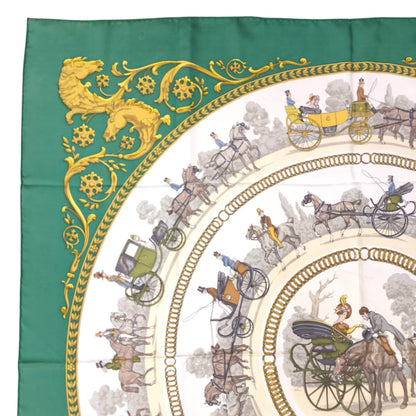 カレ90 La Promenade de Longchamp スカーフ マルチカラー