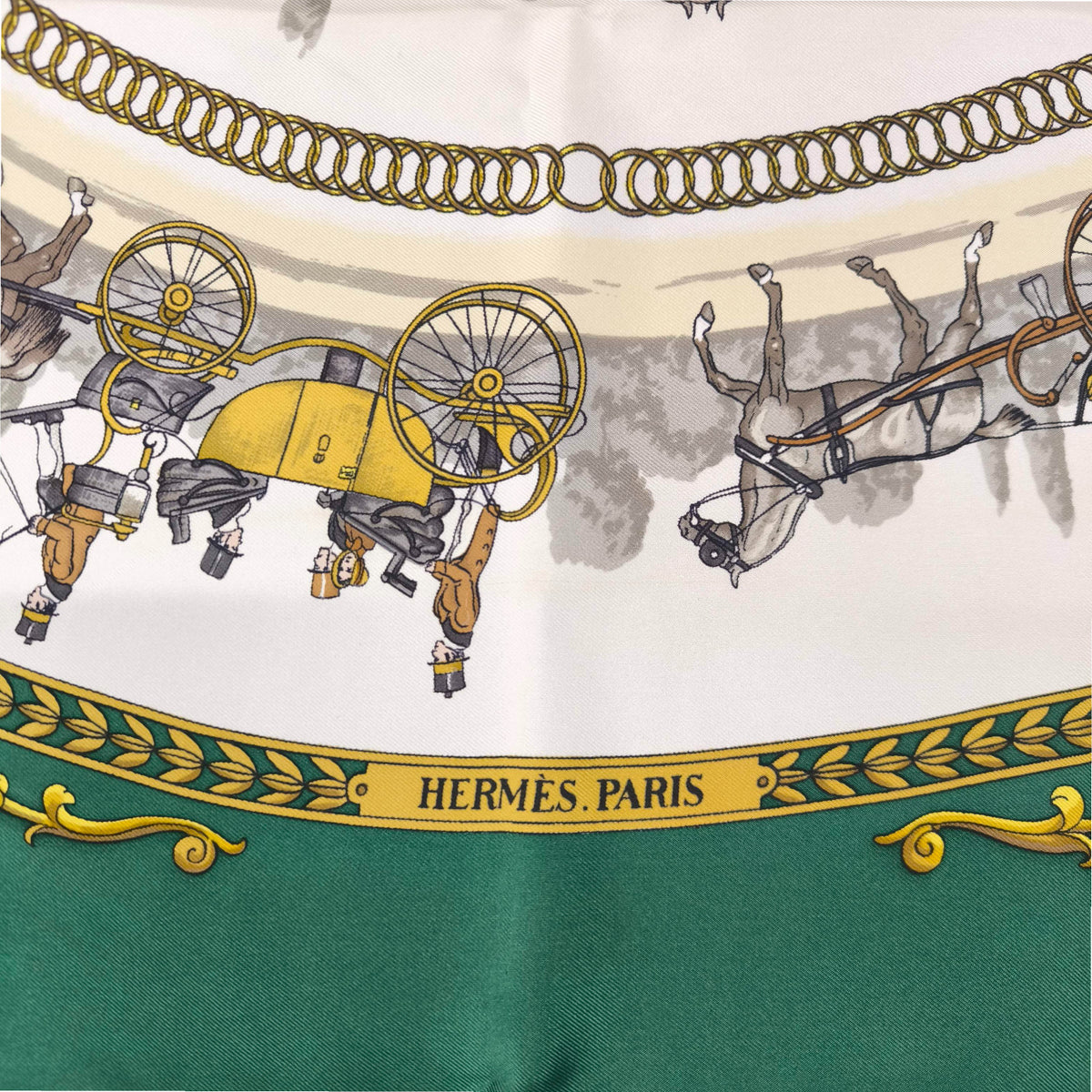 カレ90 La Promenade de Longchamp スカーフ マルチカラー