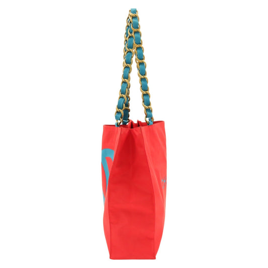 CC Logo Nylon Chain Tote