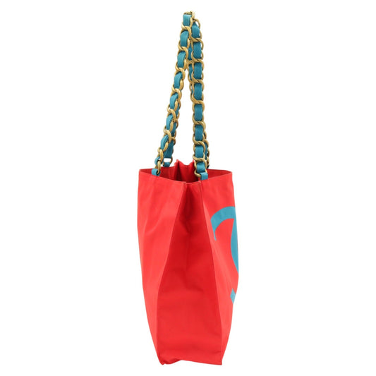 CC Logo Nylon Chain Tote