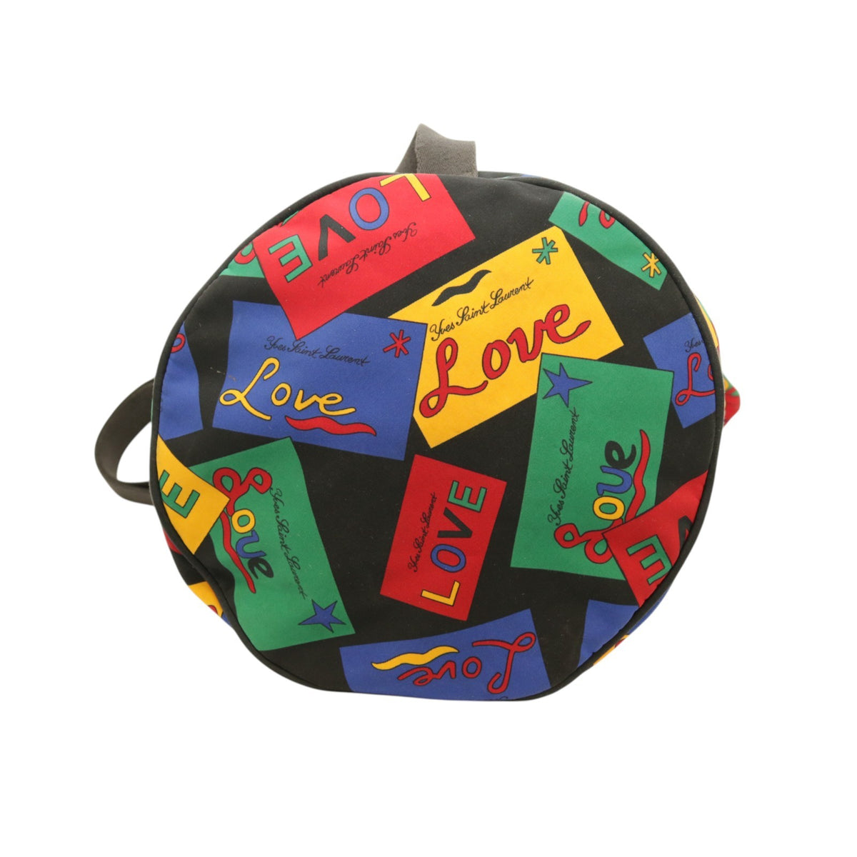 Love Print Nylon Shoulder Bag