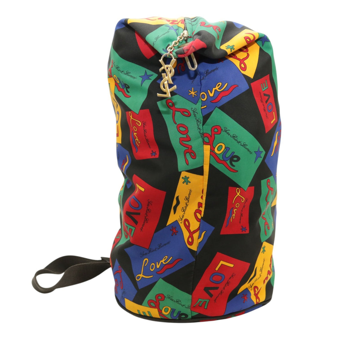 Love Print Nylon Shoulder Bag