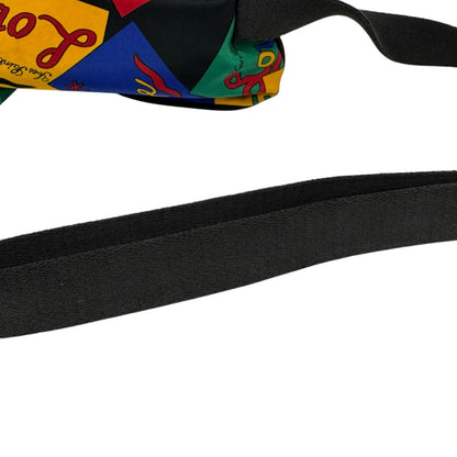 Love Print Nylon Shoulder Bag