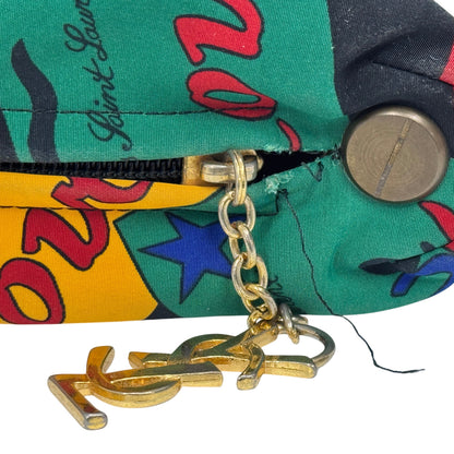 Love Print Nylon Shoulder Bag