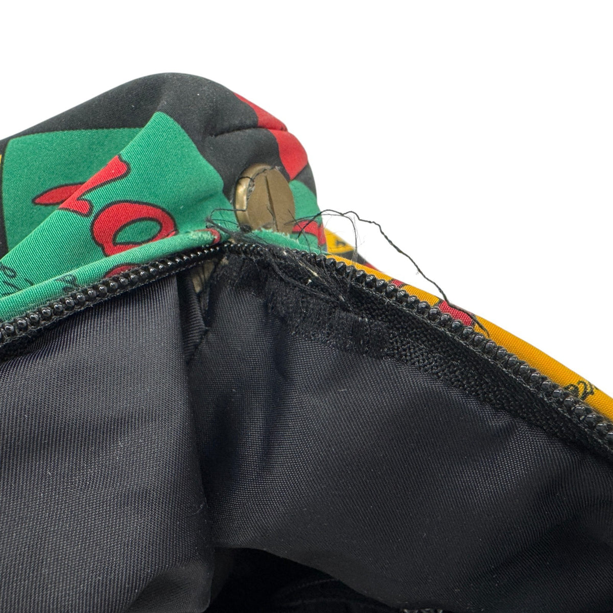 Love Print Nylon Shoulder Bag