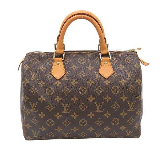 Monogram Speedy 30 M41526 Satchel/Top Handle Bag Brown