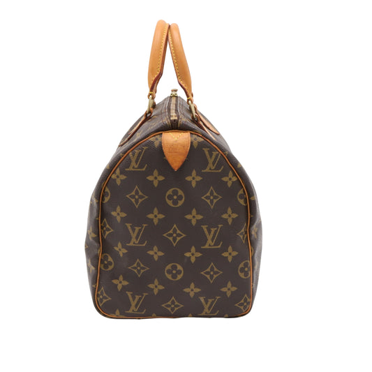 Monogram Speedy 30 M41526 Satchel/Top Handle Bag Brown