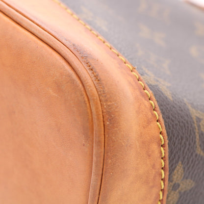 Monogram Alma PM M51130 Satchel/Top Handle Bag Brown