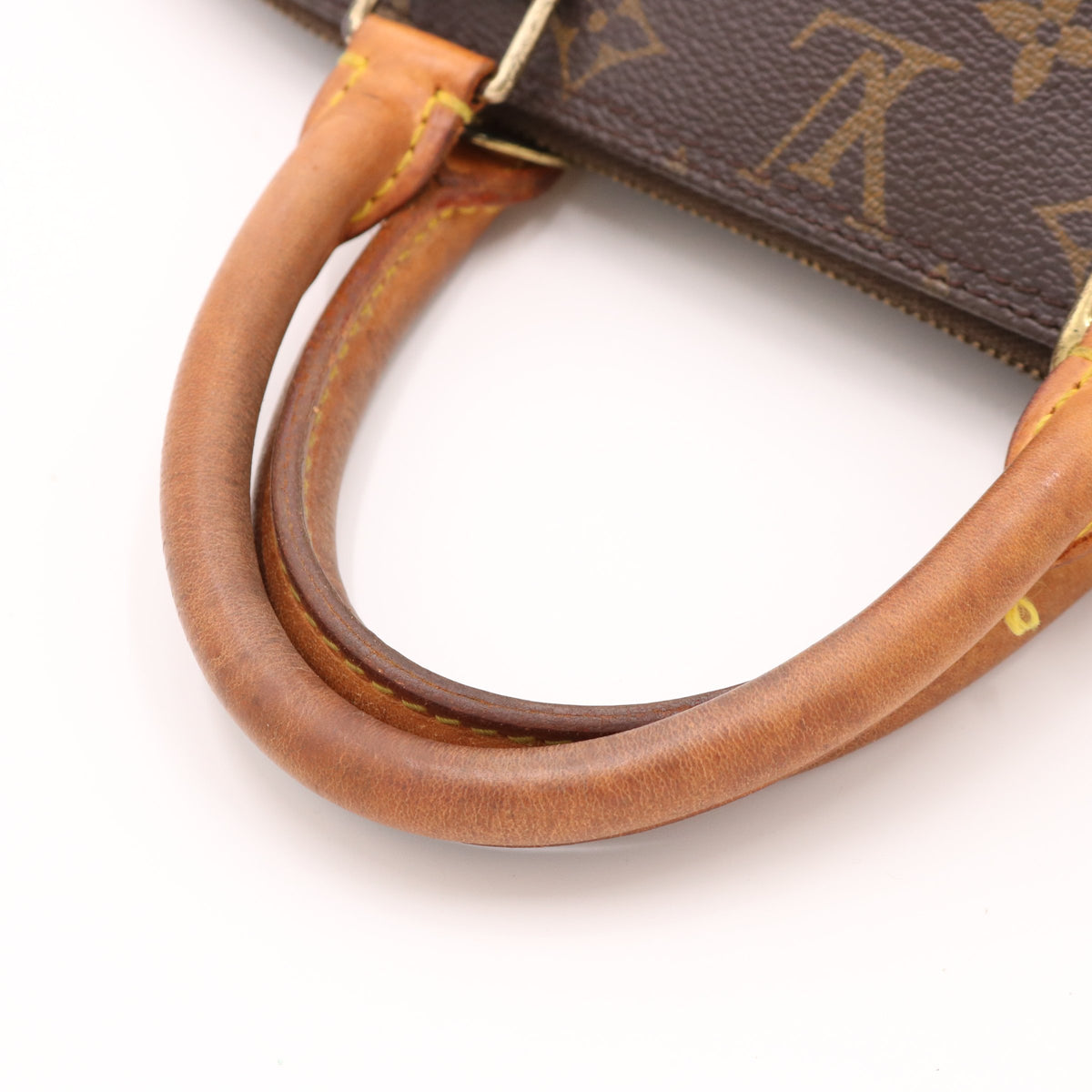 Monogram Alma PM M51130 Satchel/Top Handle Bag Brown
