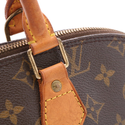 Monogram Alma PM M51130 Satchel/Top Handle Bag Brown