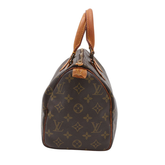 Monogram Speedy 25 M41109 Satchel/Top Handle Bag Brown