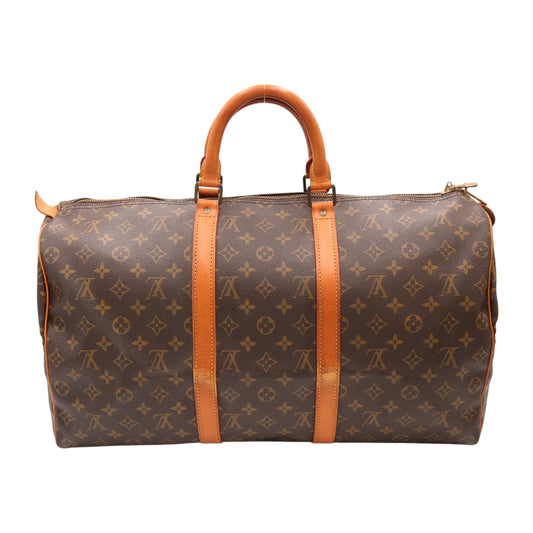 Monogram Keepall 50 M41426 Duffle Brown