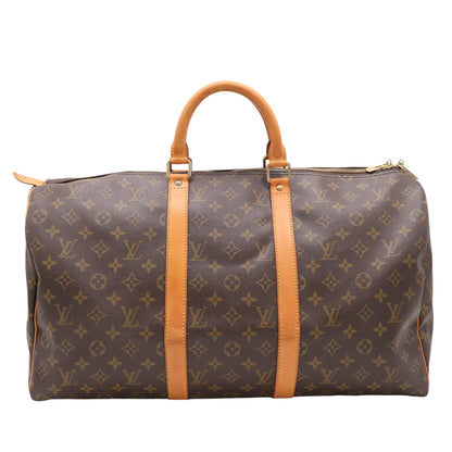 Monogram Keepall 50 M41426 Duffle Brown