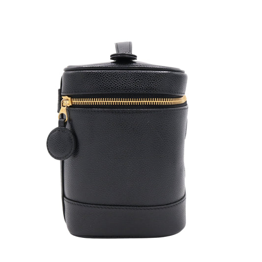 Vanity Bag Top Handle Bag Black