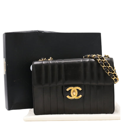 Mademoiselle Chain Shoulder Bag Black