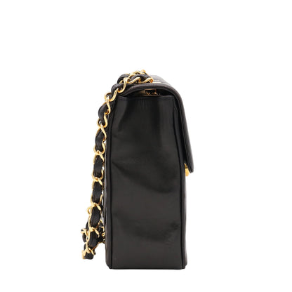 Mademoiselle Chain Shoulder Bag Black