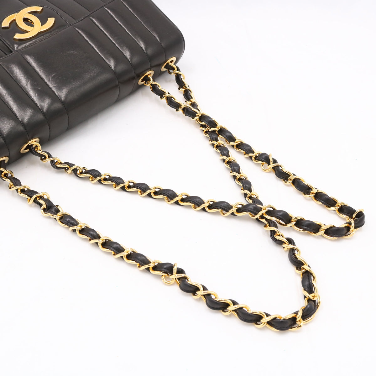 Mademoiselle Chain Shoulder Bag Black