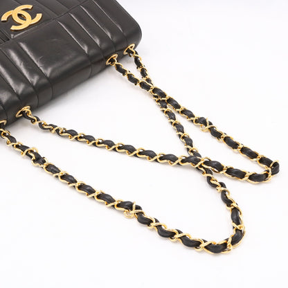 Mademoiselle Chain Shoulder Bag Black