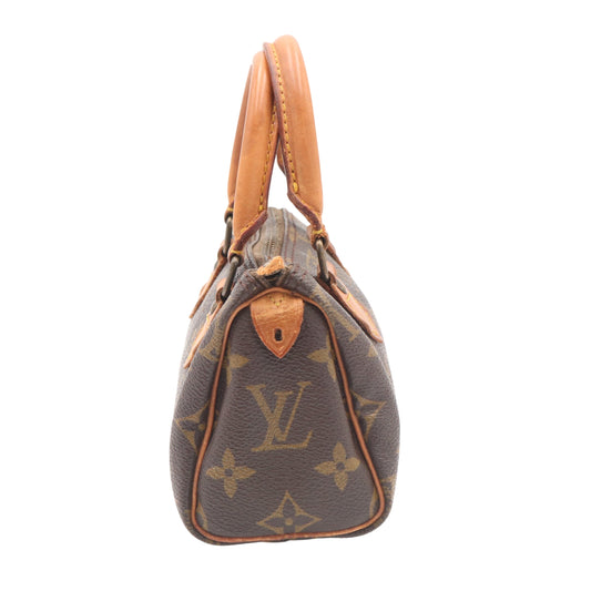Monogram Mini Speedy M41534 Satchel/Top Handle Bag Brown