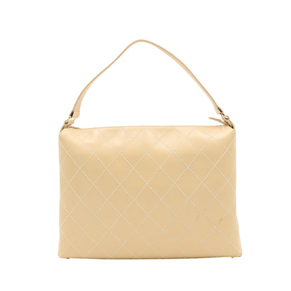 Wild Stitch One Shoulder Bag Beige