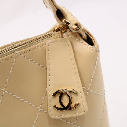 Wild Stitch One Shoulder Bag Beige