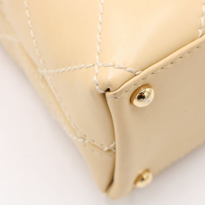 Wild Stitch One Shoulder Bag Beige
