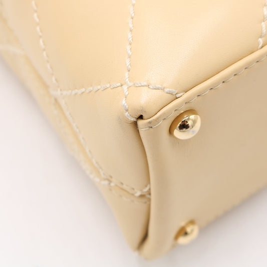 Wild Stitch One Shoulder Bag Beige