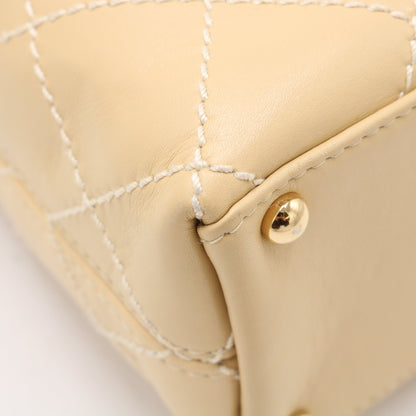 Wild Stitch One Shoulder Bag Beige