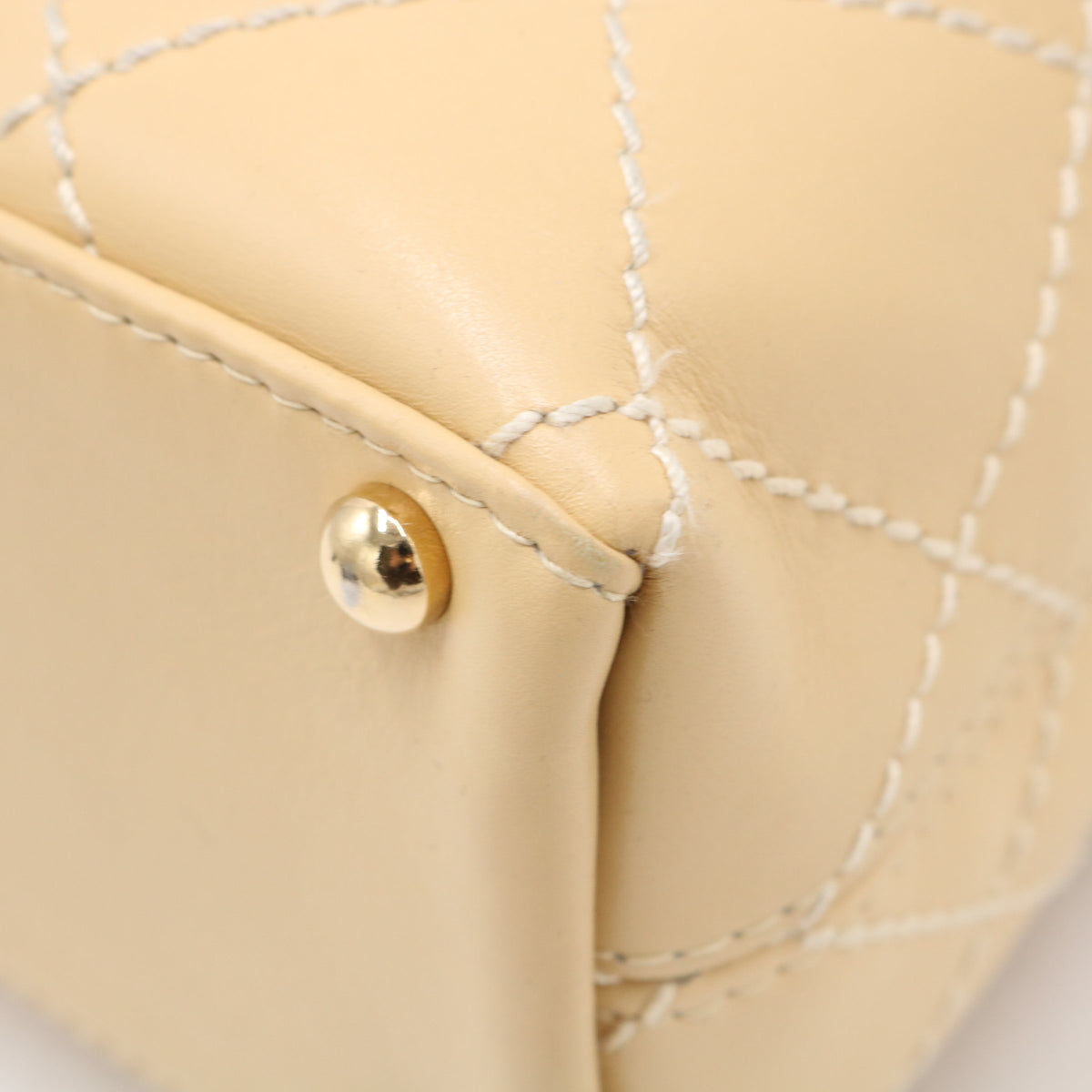 Wild Stitch One Shoulder Bag Beige