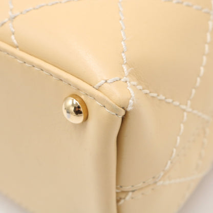 Wild Stitch One Shoulder Bag Beige