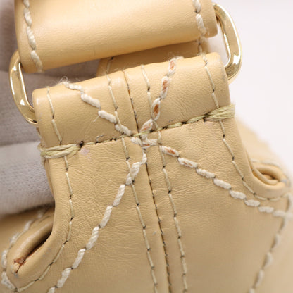 Wild Stitch One Shoulder Bag Beige