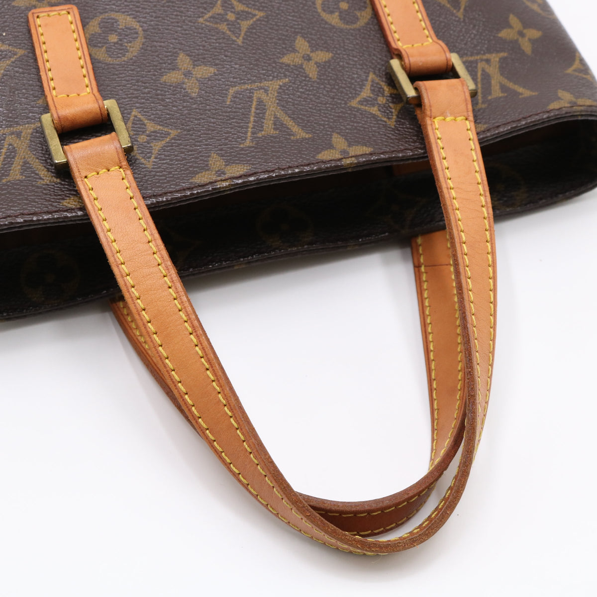 Monogram Vavin PM M51172 Satchel/Top Handle Bag Brown