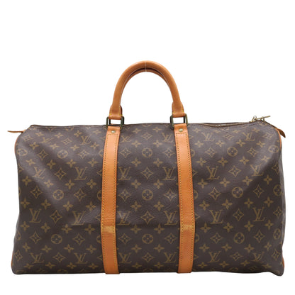 Monogram Keepall 50 M41426 Duffle Brown
