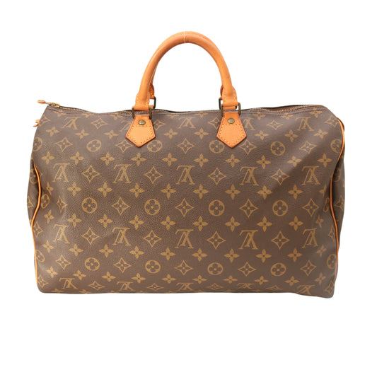Monogram Speedy 40 M41522 Satchel/Top Handle Bag Brown