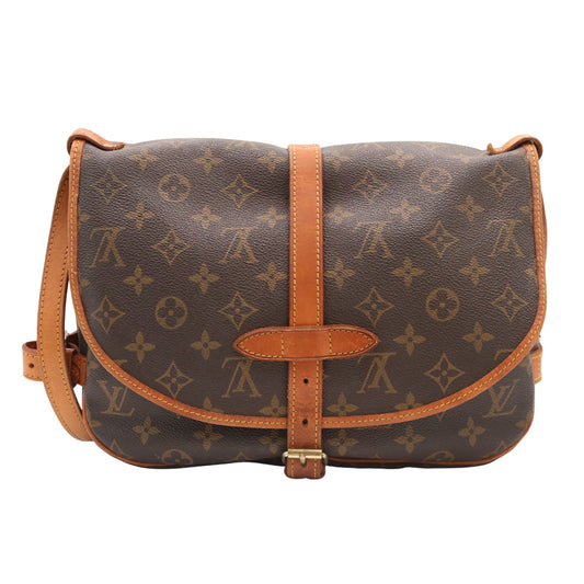 Monogram Saumur 30 M42256 Crossbody Brown