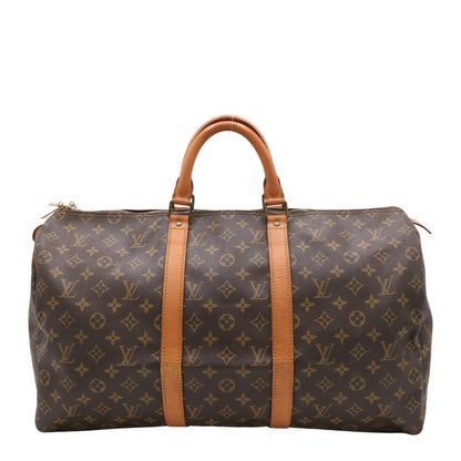 Monogram Keepall 50 M41426 Duffle Brown