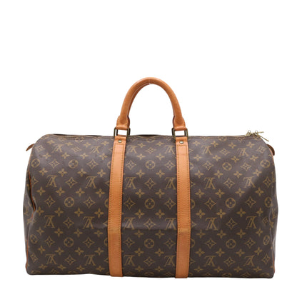 Monogram Keepall 50 M41426 Duffle Brown
