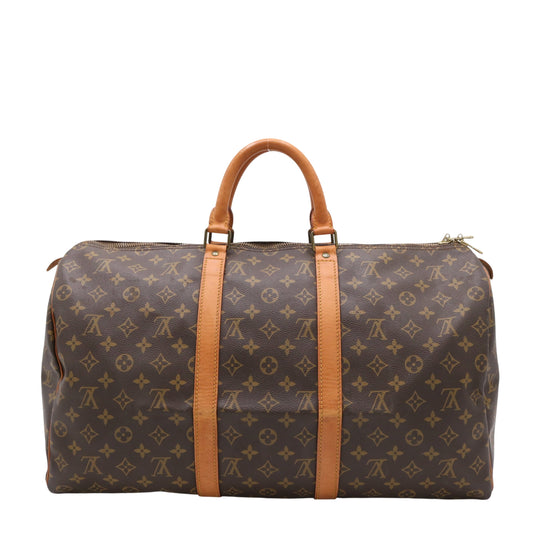 Monogram Keepall 50 M41426 Duffle Brown