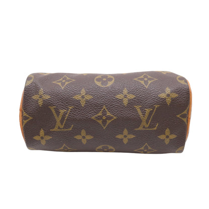 Monogram Mini Speedy M41534 Satchel/Top Handle Bag Brown