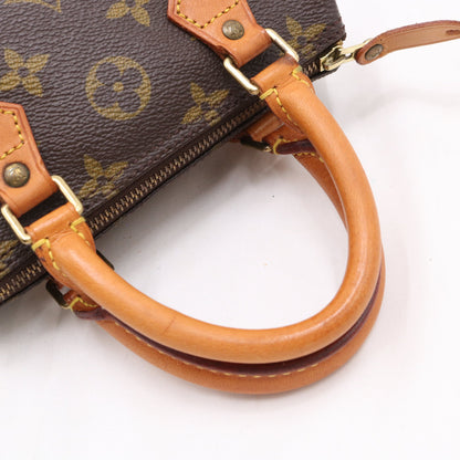 Monogram Mini Speedy M41534 Satchel/Top Handle Bag Brown