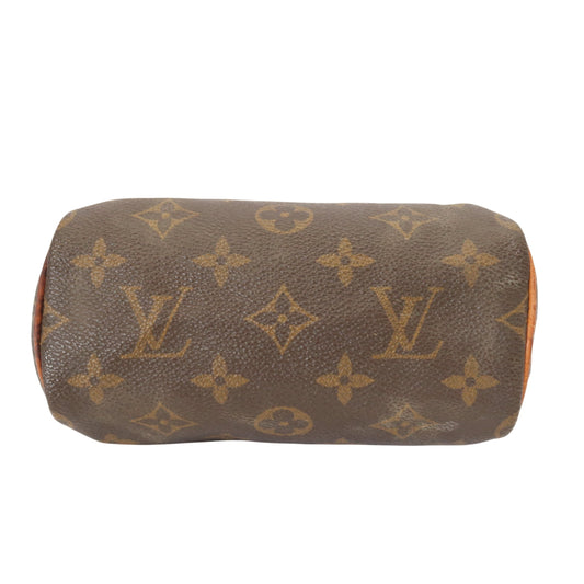 Monogram Mini Speedy M41534 Satchel/Top Handle Bag Brown