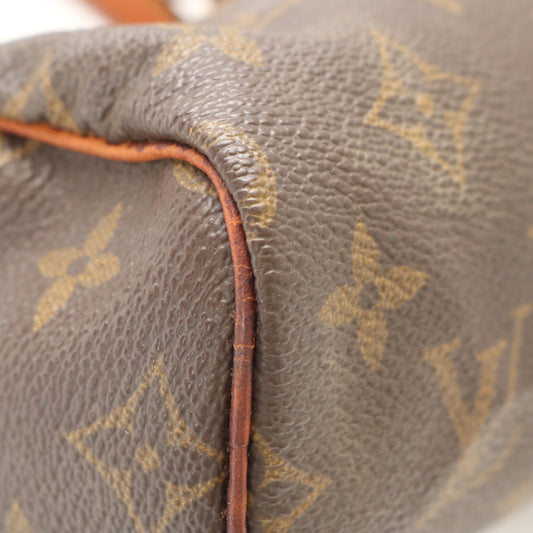 Monogram Mini Speedy M41534 Satchel/Top Handle Bag Brown