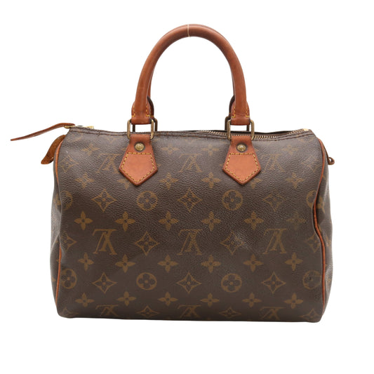 Monogram Speedy 25 M41109 Satchel/Top Handle Bag Brown