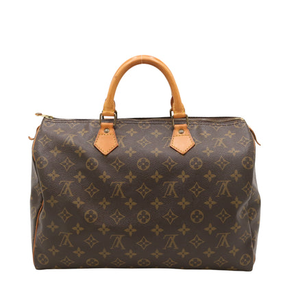 Monogram Speedy 35 M41524 Satchel/Top Handle Bag Brown